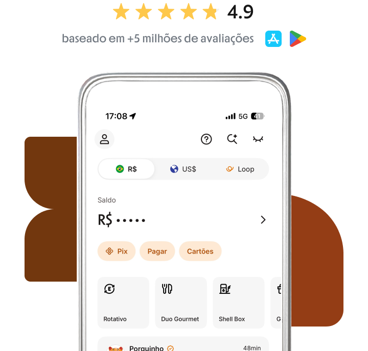 Avaliações e app do Inter